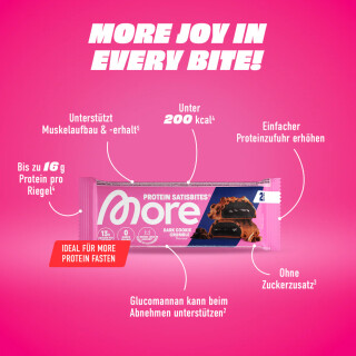 More Nutrition -. More Protein Satisbites - 50g
