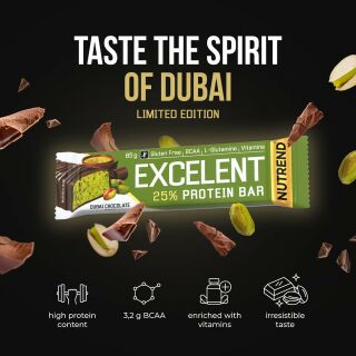 Nutrend - Excelent Protein Bar - Dubai Chocolate