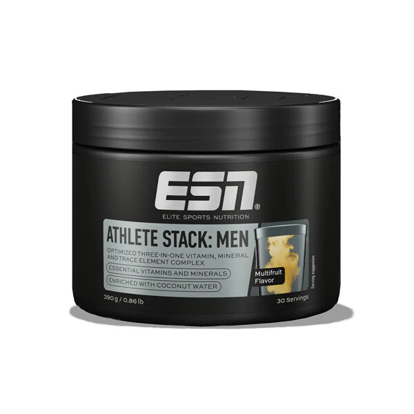 ESN - Athlete Stack Men Powder - 390g Multifrucht
