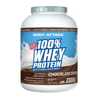 Body Attack - 100 % Whey Protein - 2300g