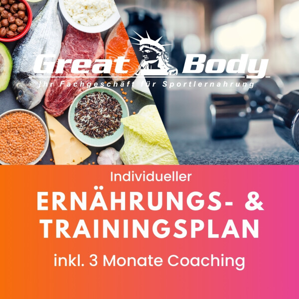 Trainings- & Ernährungsplan + 3 Monate Coaching