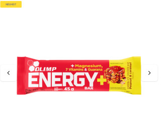 Olimp - Energy+ Bar Peanut Caramel - 45 g