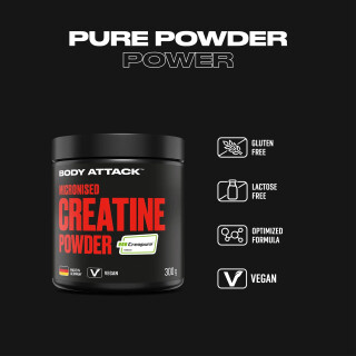 Body Attack - Micronised Creatine Powder (Creapure)