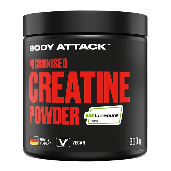 Body Attack - Micronised Creatine Powder (Creapure) - 300g