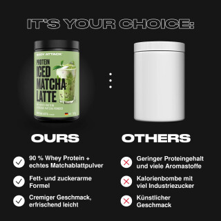Body Attack - Protein Iced Matcha Latte- 500g