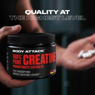 Body Attack - 100% Pure Creatine - 240 Kapseln