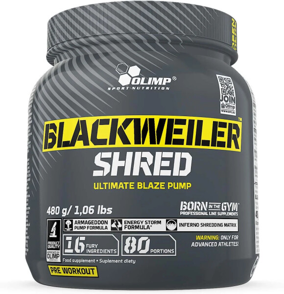 Olimp - Blackweiler Shred - 480 g Exotic-Orange