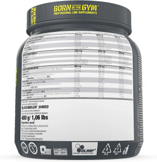 Olimp - Blackweiler Shred - 480 g Exotic-Orange