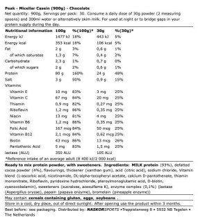 Peak - Micellar Casein - 900g