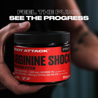 Body Attack- Arginine Shock - 80 Kapseln