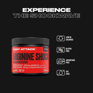 Body Attack- Arginine Shock - 80 Kapseln