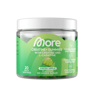 More - Creatin Gummies / Gummibärchen - Green Apple...