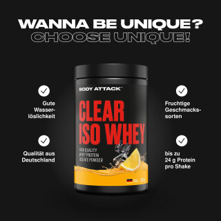 Body Attack - Clear Iso Whey - 300g