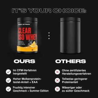 Body Attack - Clear Iso Whey - 300g
