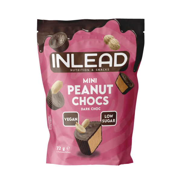 Inlead - Mini Peanut Chocs 72g Dark Choc