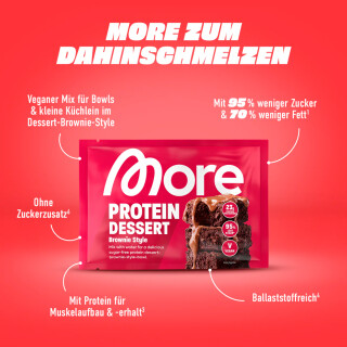 More - Protein Dessert Brwownie Style - 600g