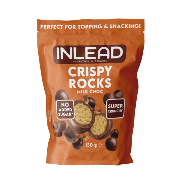 Inlead - Crispy Rocks - 150g Milk Choc