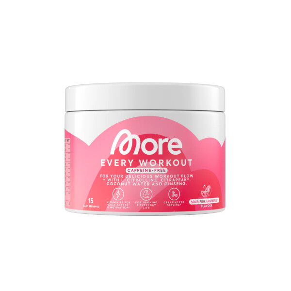 More Nutrition - Every Workout - Sour Pink Grapefruit - 270g