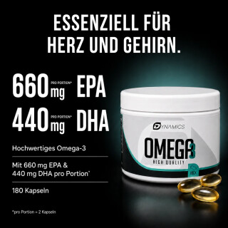 Dynamics - Omega3 180 Kapseln