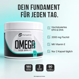 Dynamics - Omega3 180 Kapseln