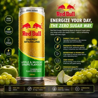Red Bull ZERO Sugar aus Thailand - 250ml