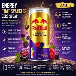 Red Bull ZERO Sugar aus Thailand - 250ml