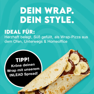 Inlead - High Protein Wraps - 372g
