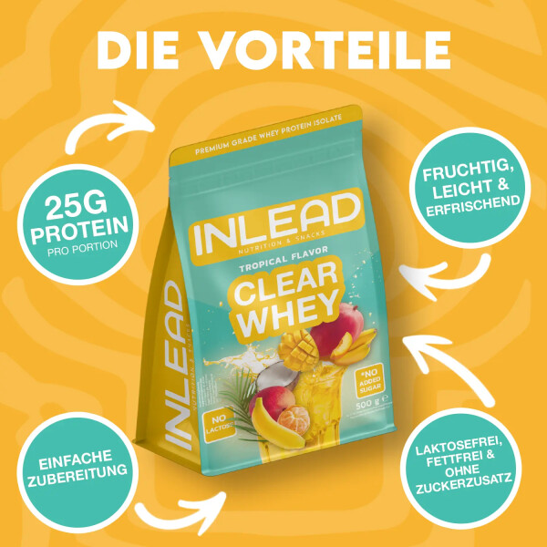 Inlead - Clear Whey Isolate - 500g