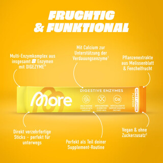 More Nutrition - More Digestive Enzymes Sticks 30x5g