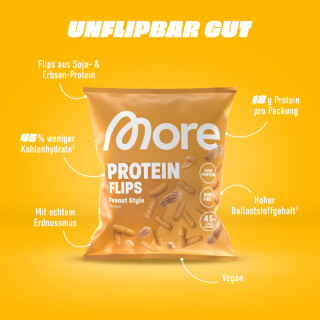More Nutrition - Protein Peanut Flips - 50g