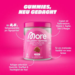 More Nutrition - Collagen+ Gummies - Cola 200g