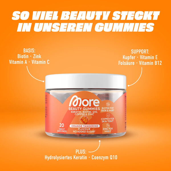 More Nutrition - Beauty Gummies - Orange Tangerine 240g
