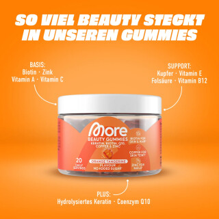 More Nutrition - Beauty Gummies - Orange Tangerine 240g