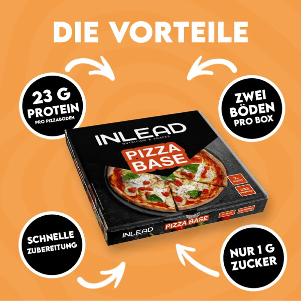 Inlead - Protein Pizza Base Teig - 250g (2 x125g)