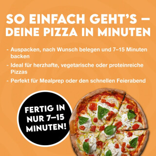 Inlead - Protein Pizza Base Teig - 250g (2 x125g)