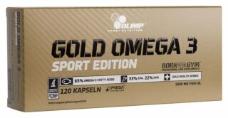 Olimp - Gold Omega 3 Sport Edition - 120 Kapseln