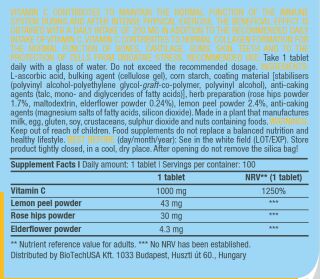 Bio Tech USA - Vitamin C 1000 - 100 Tabletten