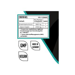Dynamics - Creatin HCL - 120 Kapseln