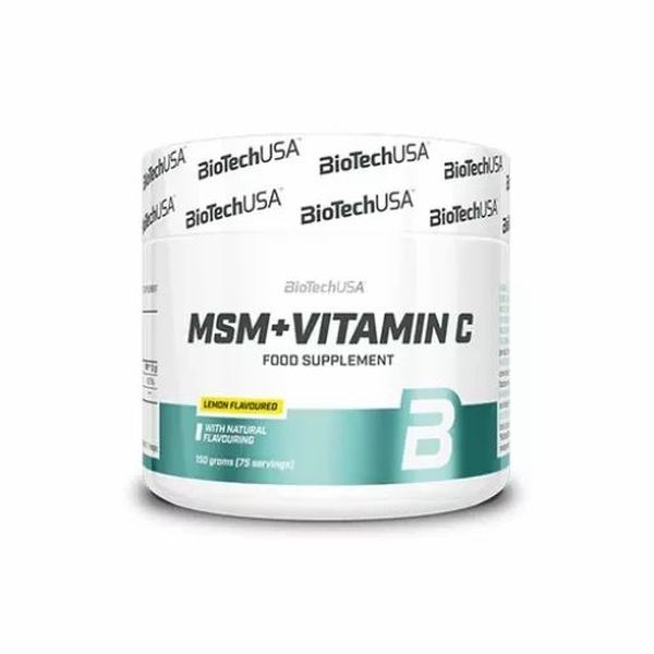 BioTechUSA - MSM + Vitamin C - 150g Lemon