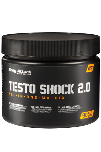 Body Attack - Testo Shock 2.0 - 90 Kapseln