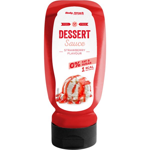 Body Attack - Dessert Sauce Strawberry Flavour - 320ml