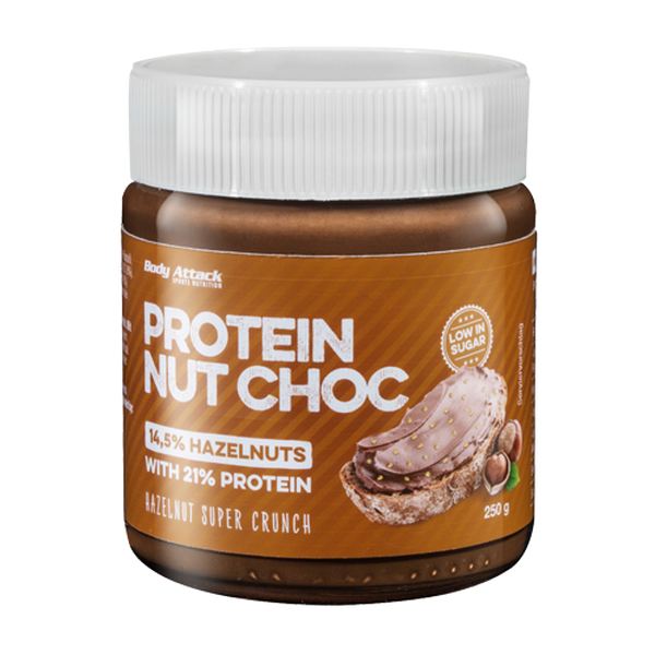 Body Attack - Protein Nut Choc Super Crunch - 250g Aufstrich