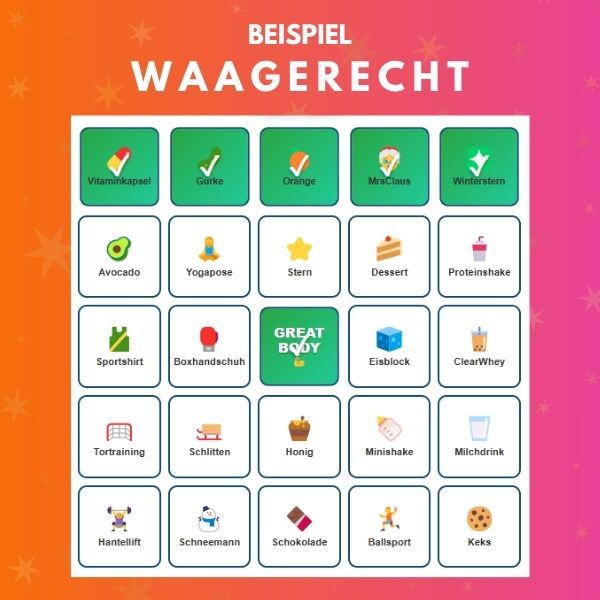 Great Body Bingo_Waagerecht